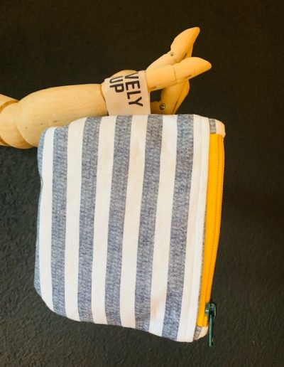 Lovelyloup mini trousse bleu/blanc