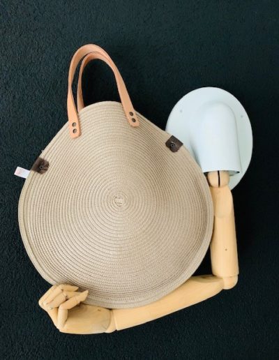 Sac rond, été, sac plage, fait main, lovelyloup, Blonay, local